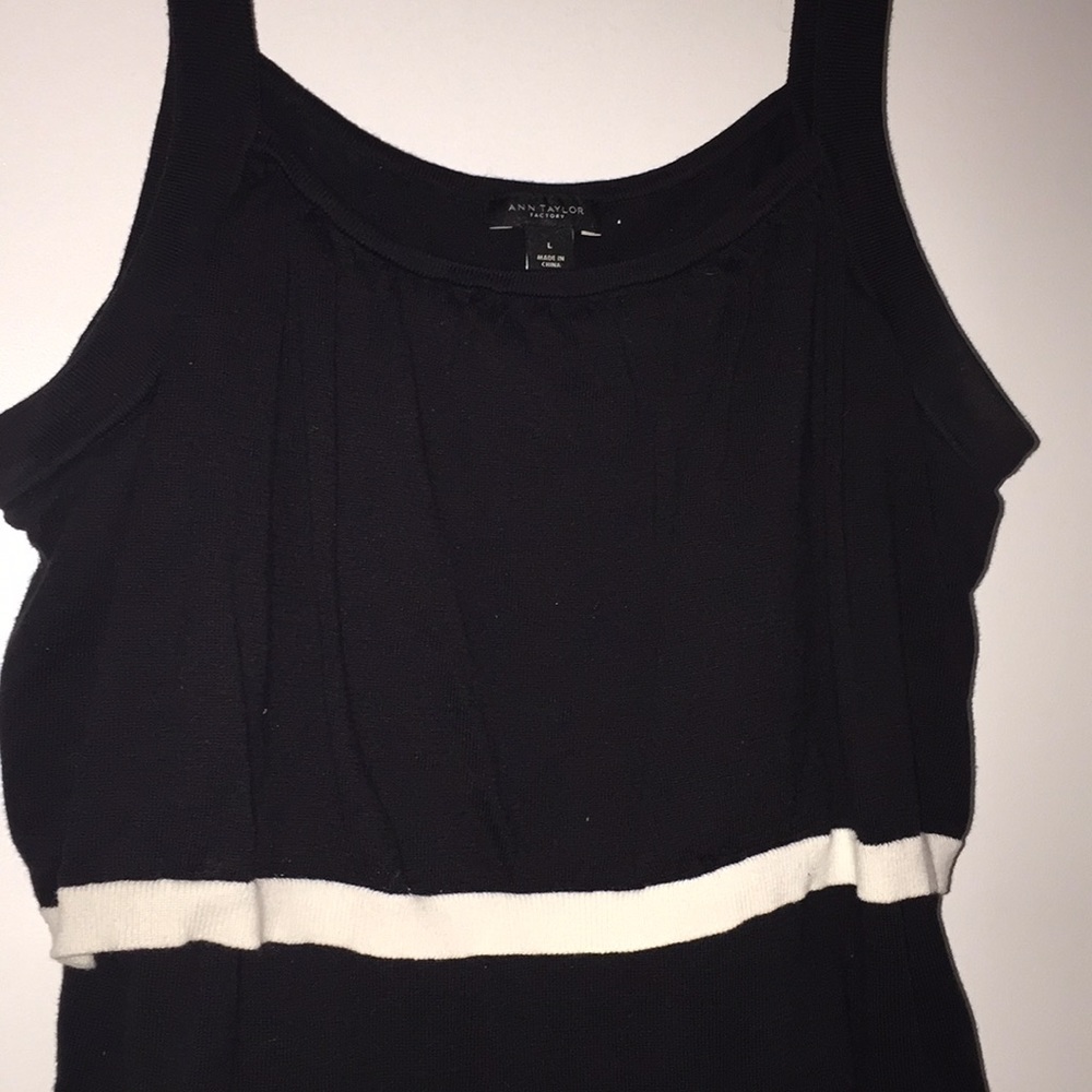 Black sweater tank